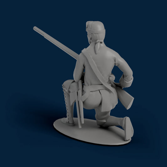 British Range 7 Year War Miniature