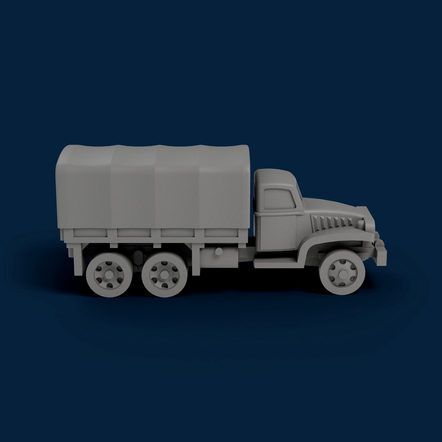 GMC CCKW 253 Steel Cab Closed Top Miniature