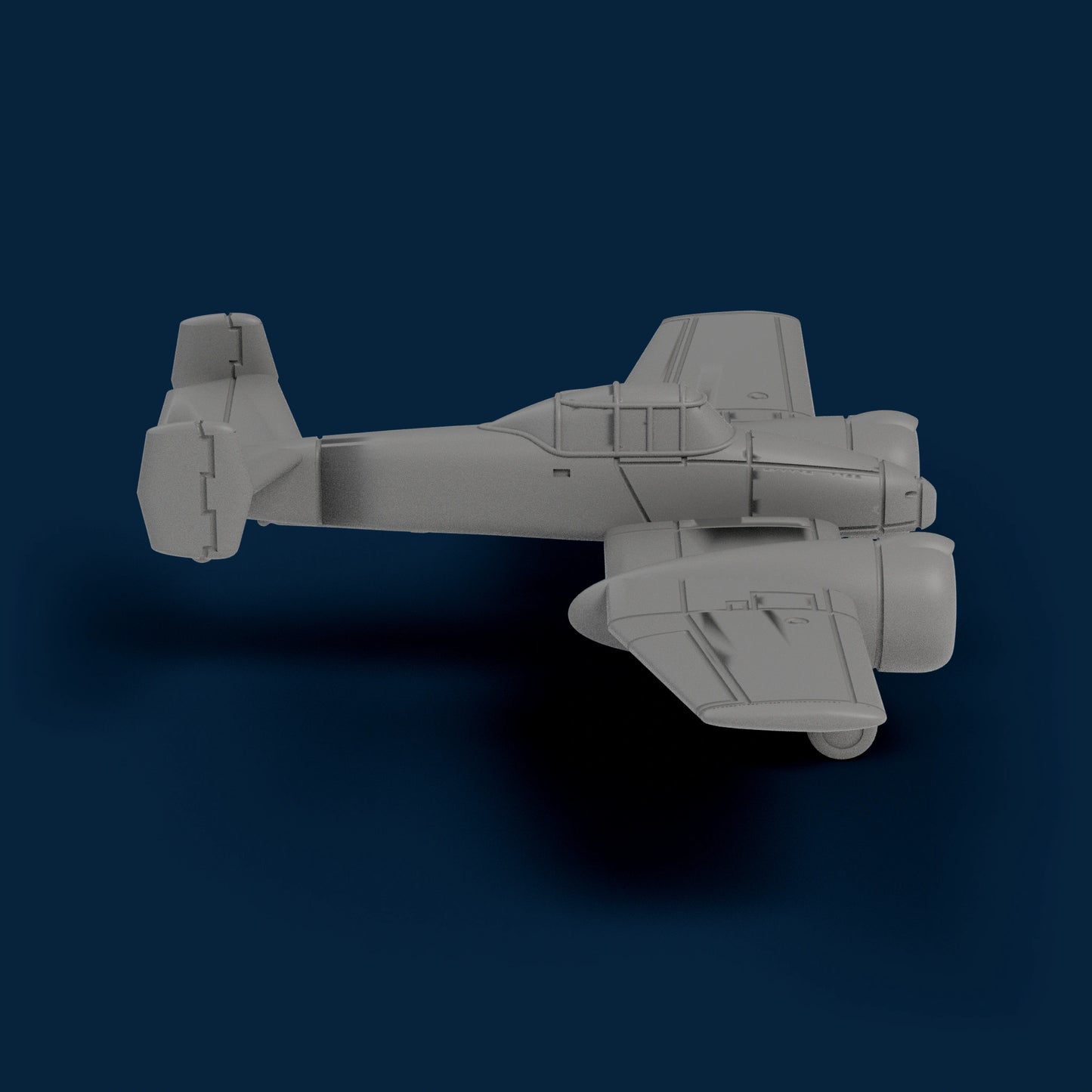 Grumman XF5F Skyrocket with Landing Gear (late) Miniature