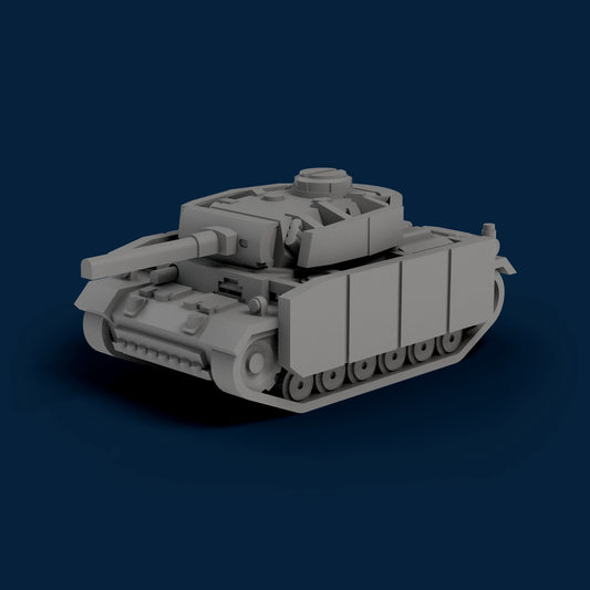 Panzer III With Side Skirts Miniature