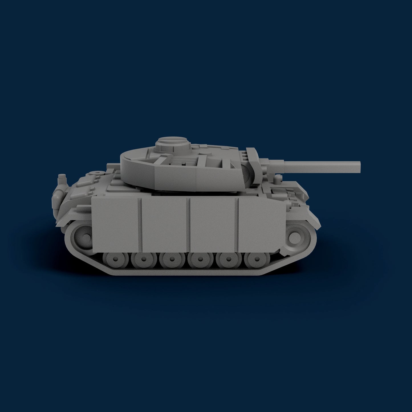 Panzer III With Side Skirts Miniature