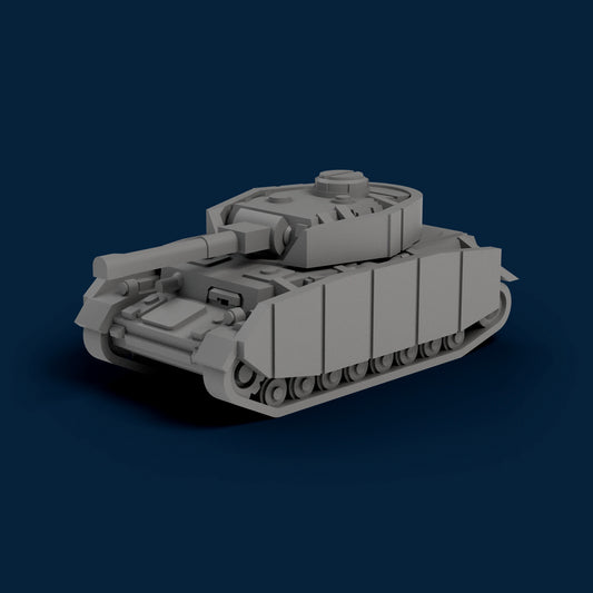 Panzer IV with Side Skirts Miniature