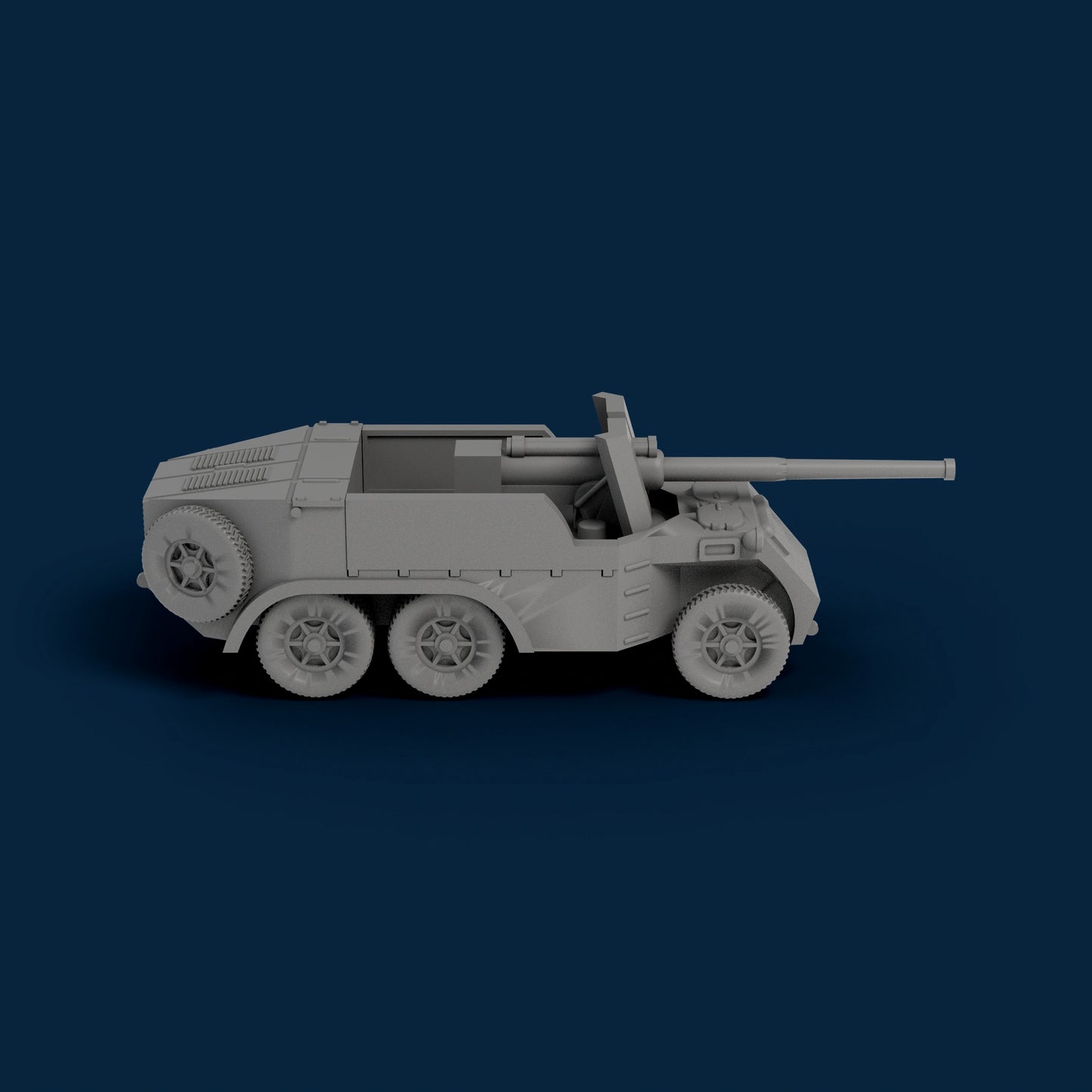 Semovente Ruotato da 90/53 Breda 501 Miniature