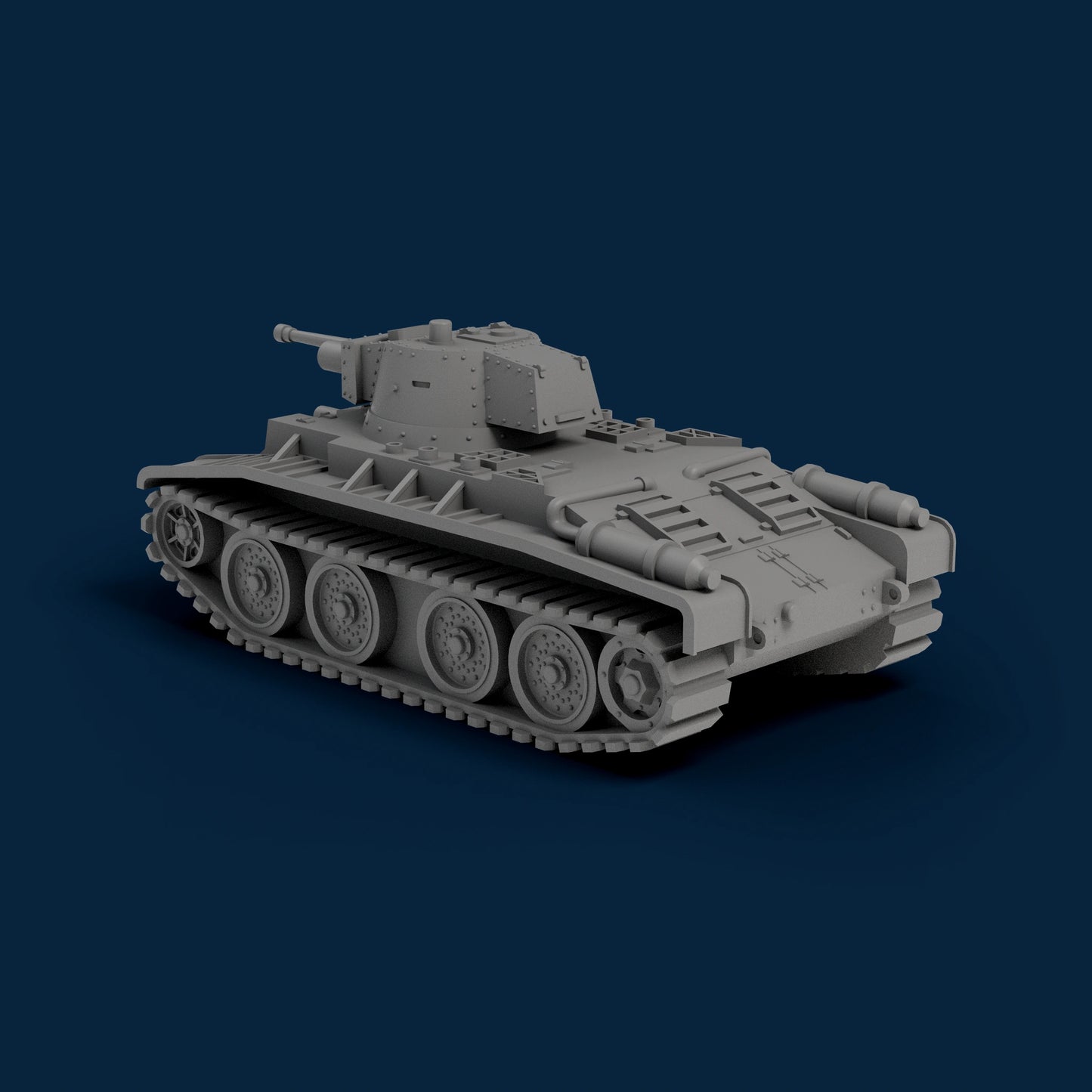 10TP Wheel & Track Cruiser Tank Miniature