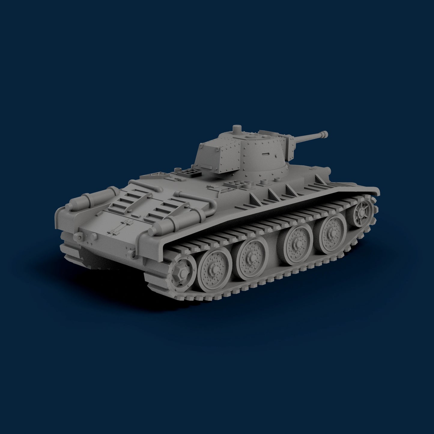 10TP Wheel & Track Cruiser Tank Miniature