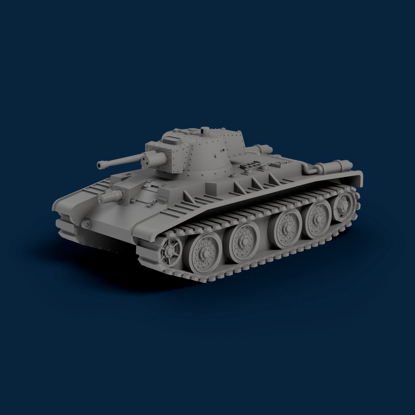 10TP Wheel & Track Cruiser Tank Miniature