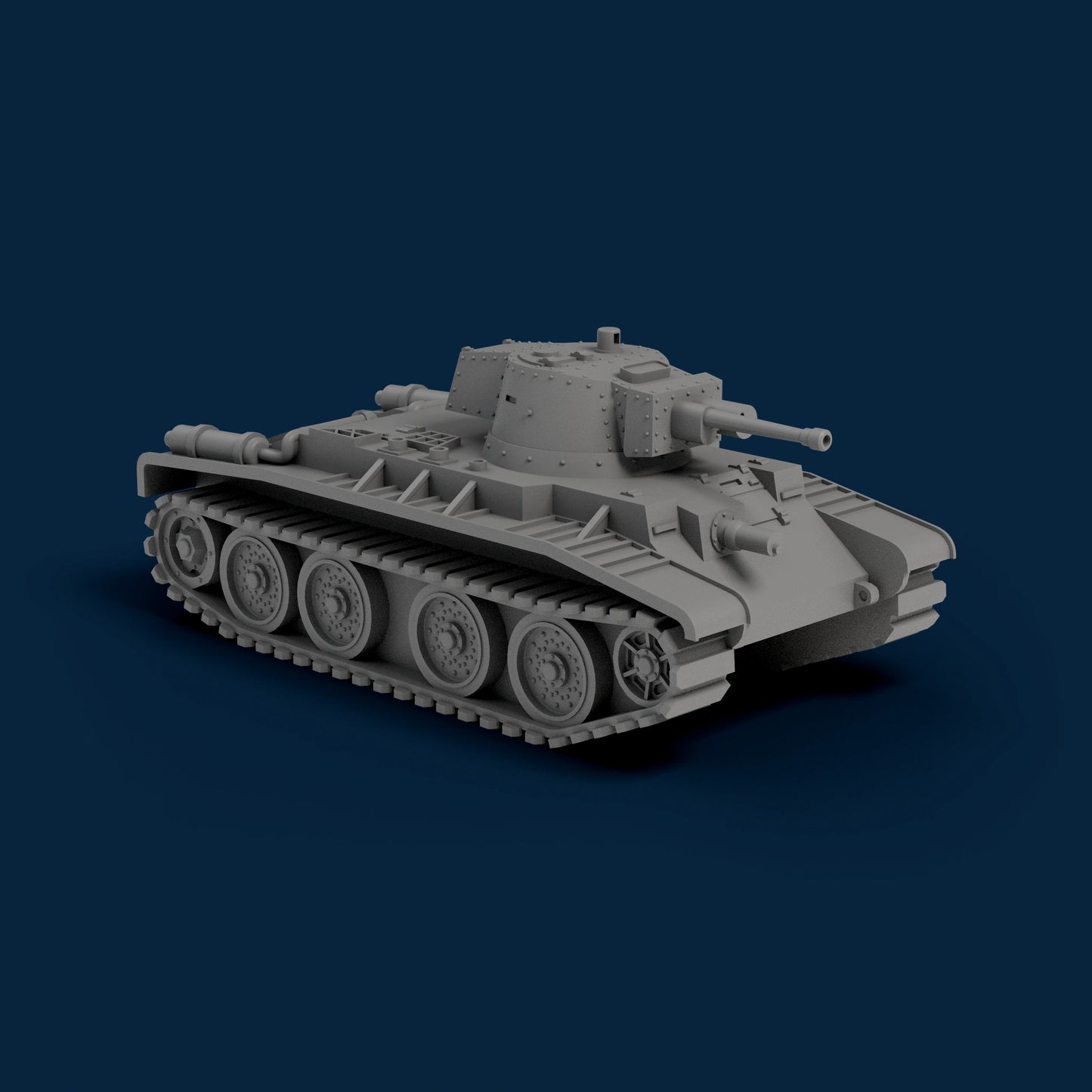 10TP Wheel & Track Cruiser Tank Miniature
