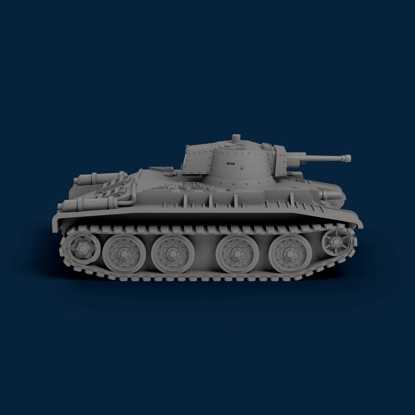 10TP Wheel & Track Cruiser Tank Miniature