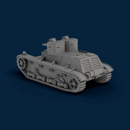 7TPdw Polish Light Tank Miniature