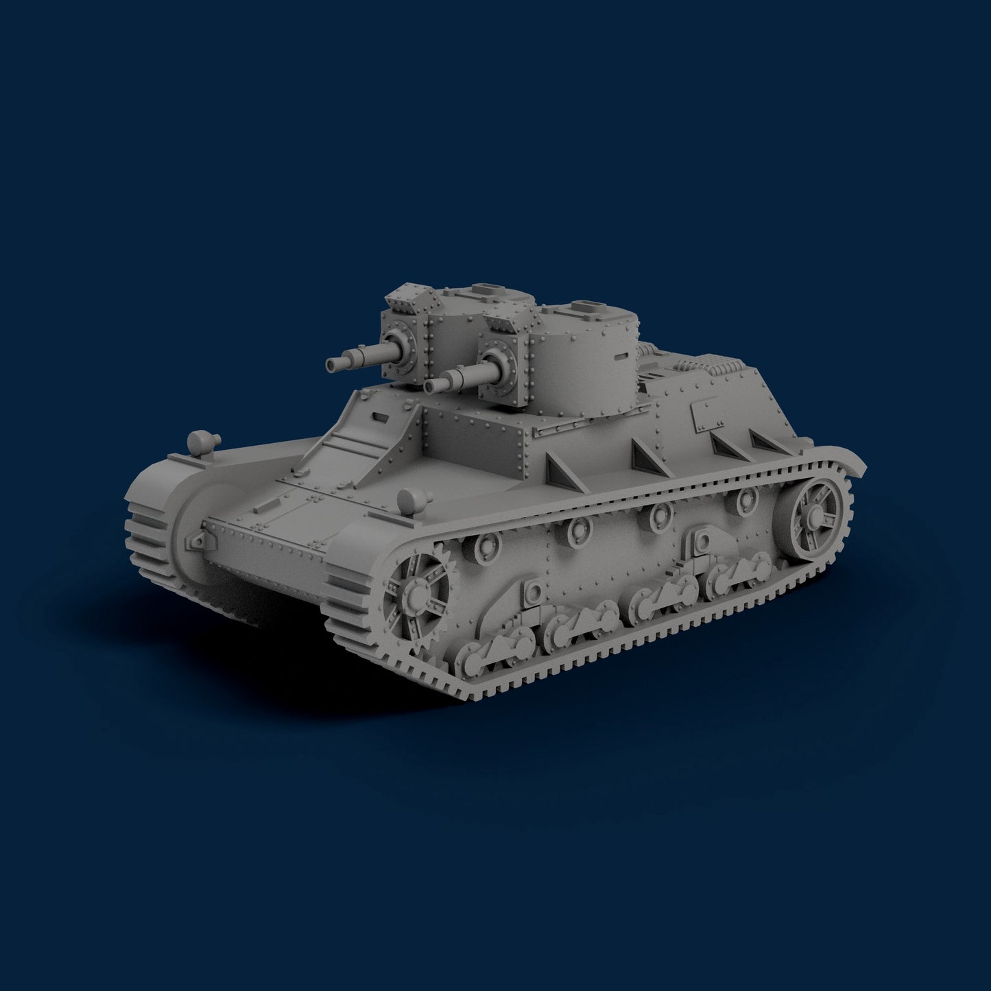 7TPdw Polish Light Tank Miniature