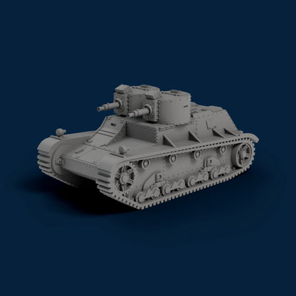 7TPdw Polish Light Tank Miniature