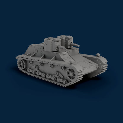 7TPdw Polish Light Tank Miniature