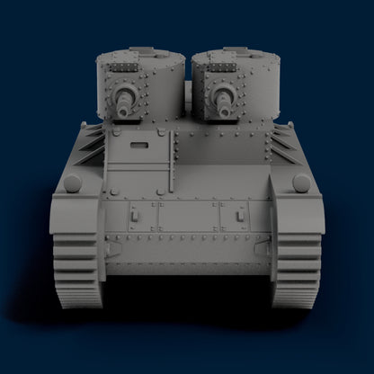 7TPdw Polish Light Tank Miniature