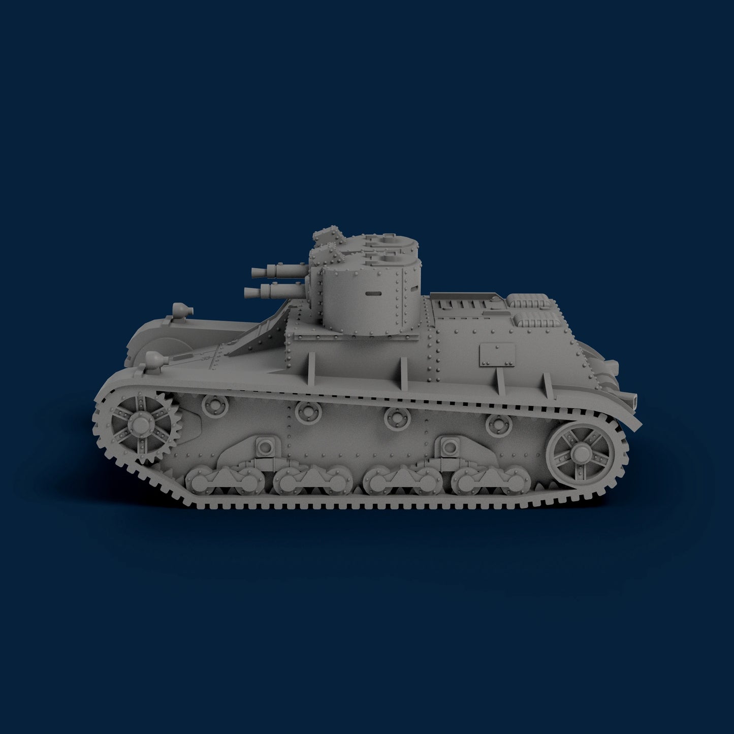 7TPdw Polish Light Tank Miniature