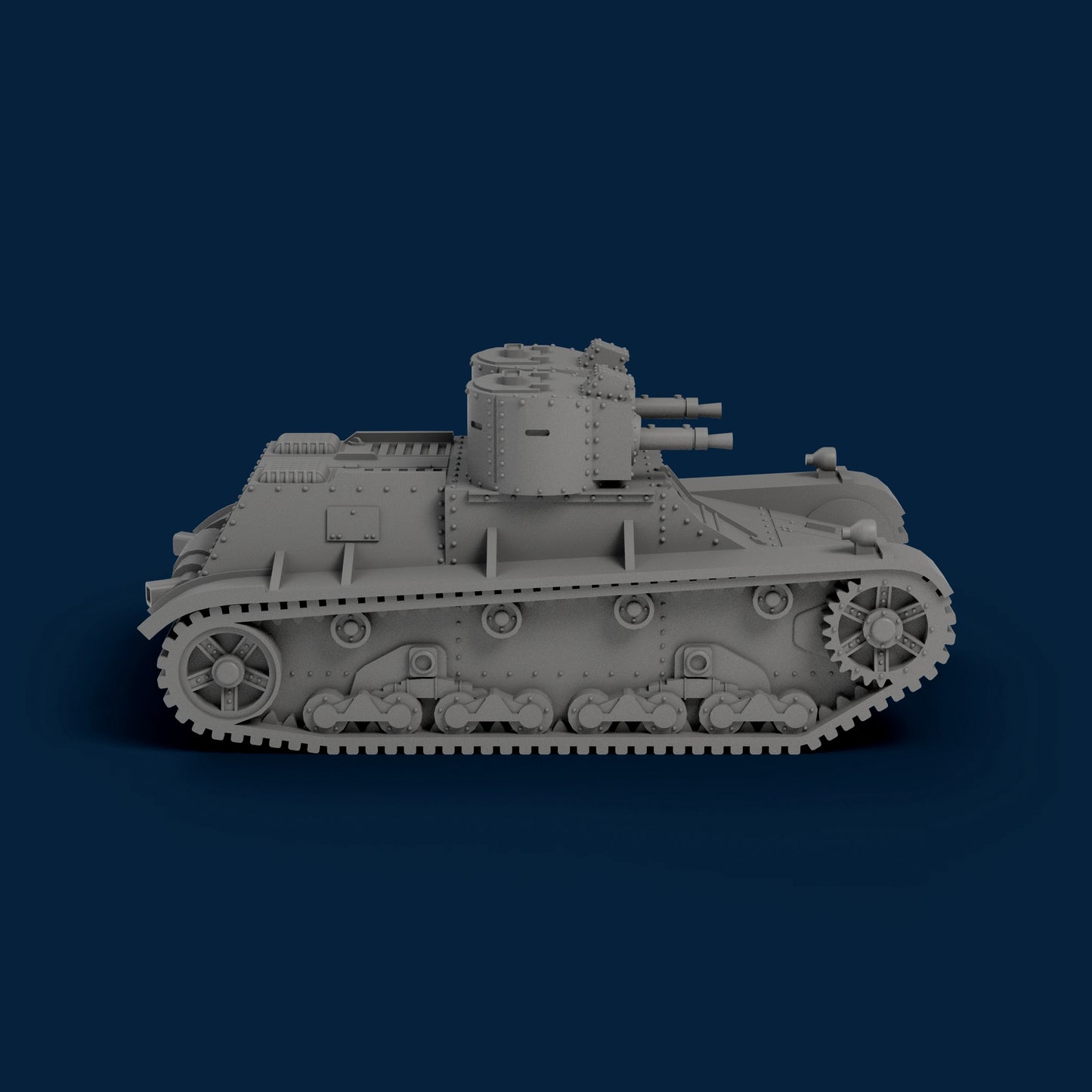 7TPdw Polish Light Tank Miniature