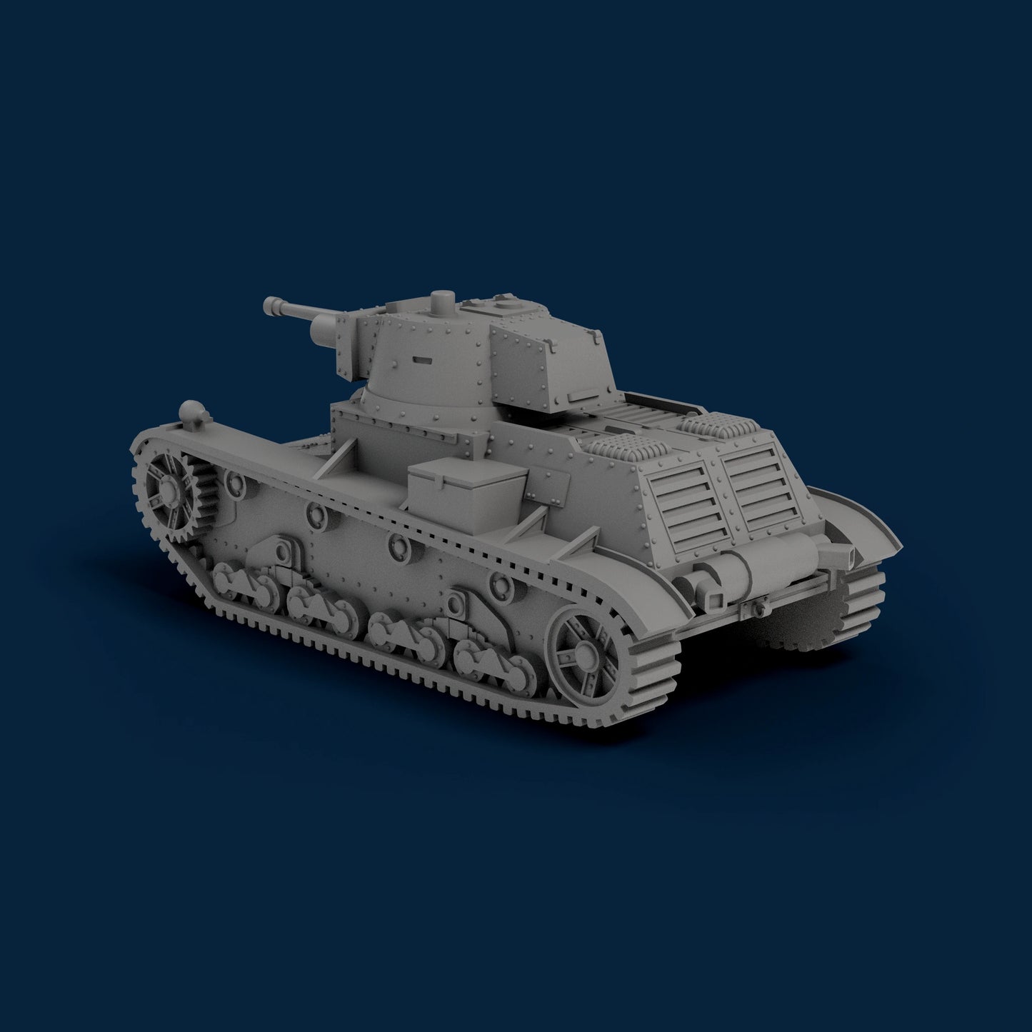 7TPJW Polish Light Tank Miniature