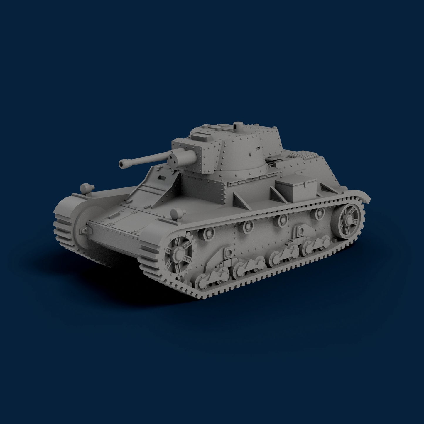 7TPJW Polish Light Tank Miniature