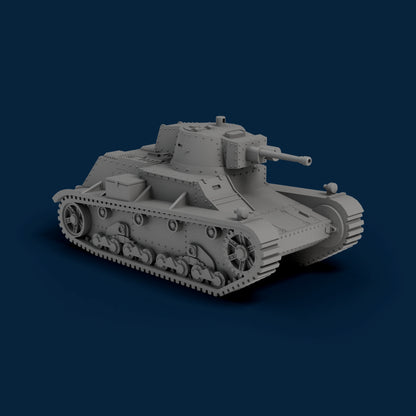 7TPJW Polish Light Tank Miniature