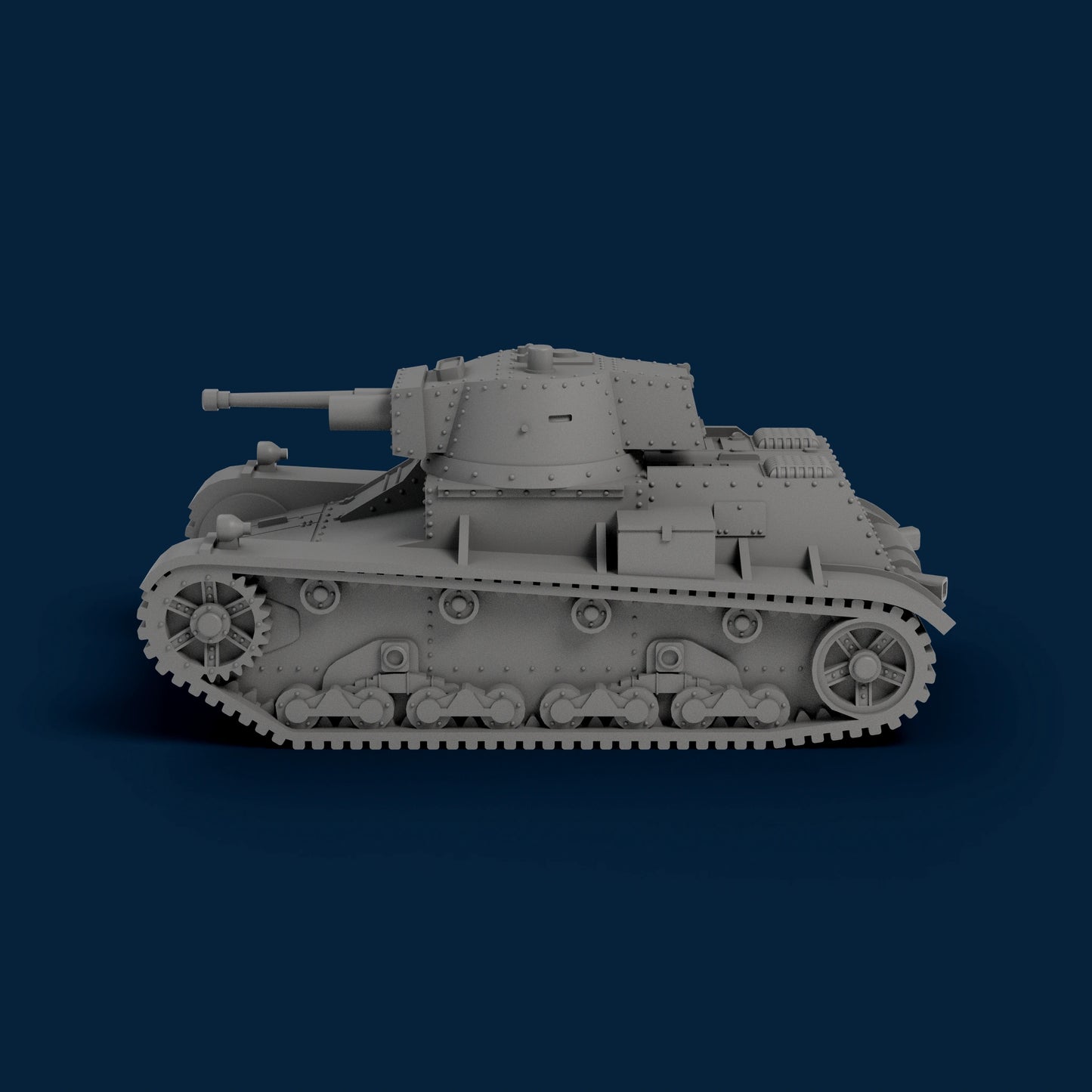 7TPJW Polish Light Tank Miniature