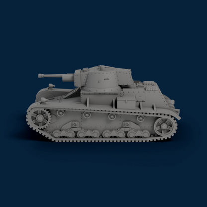 7TPJW Polish Light Tank Miniature