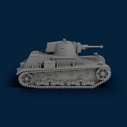 7TPJW Polish Light Tank Miniature