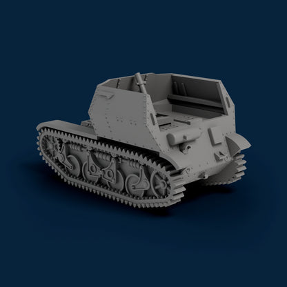 8cm schwere Granatwerfer 34 auf Panzerspahwagen AMR35(f) Miniature