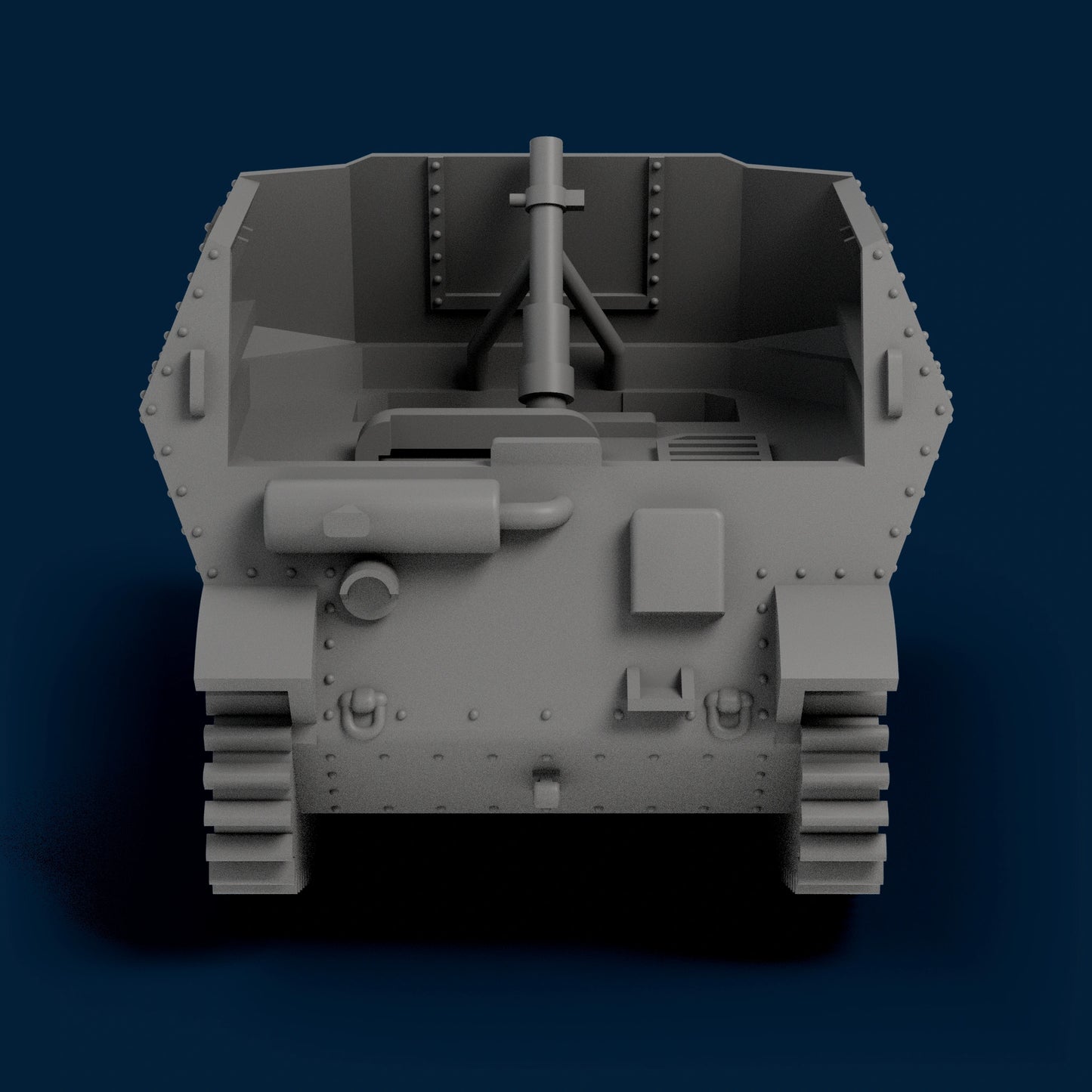 8cm schwere Granatwerfer 34 auf Panzerspahwagen AMR35(f) Miniature