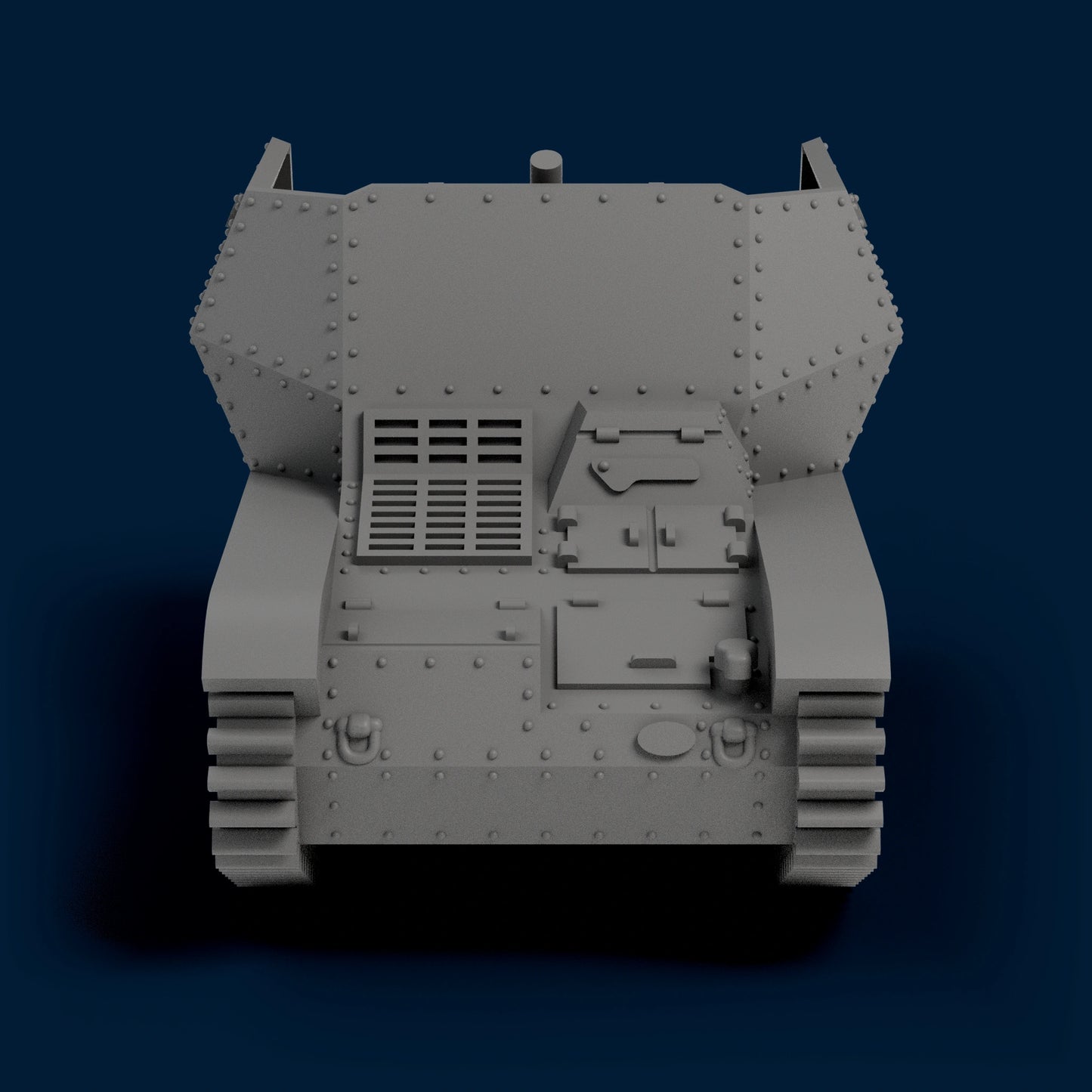 8cm schwere Granatwerfer 34 auf Panzerspahwagen AMR35(f) Miniature