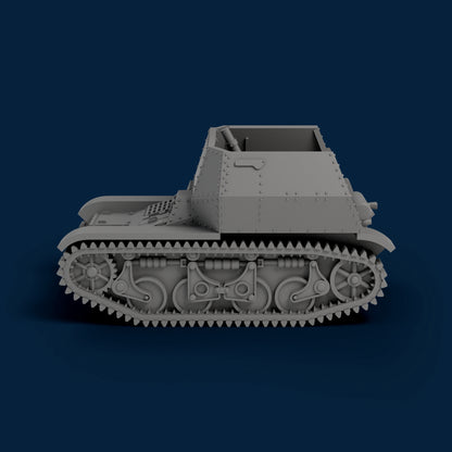 8cm schwere Granatwerfer 34 auf Panzerspahwagen AMR35(f) Miniature