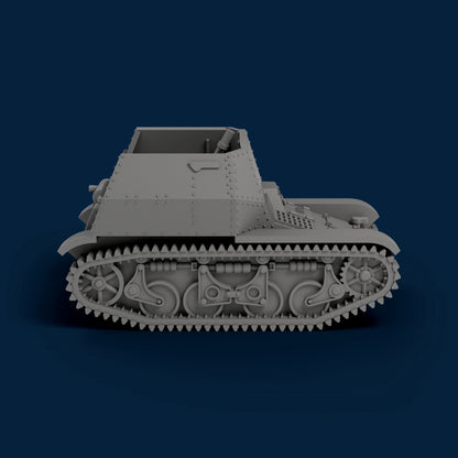 8cm schwere Granatwerfer 34 auf Panzerspahwagen AMR35(f) Miniature