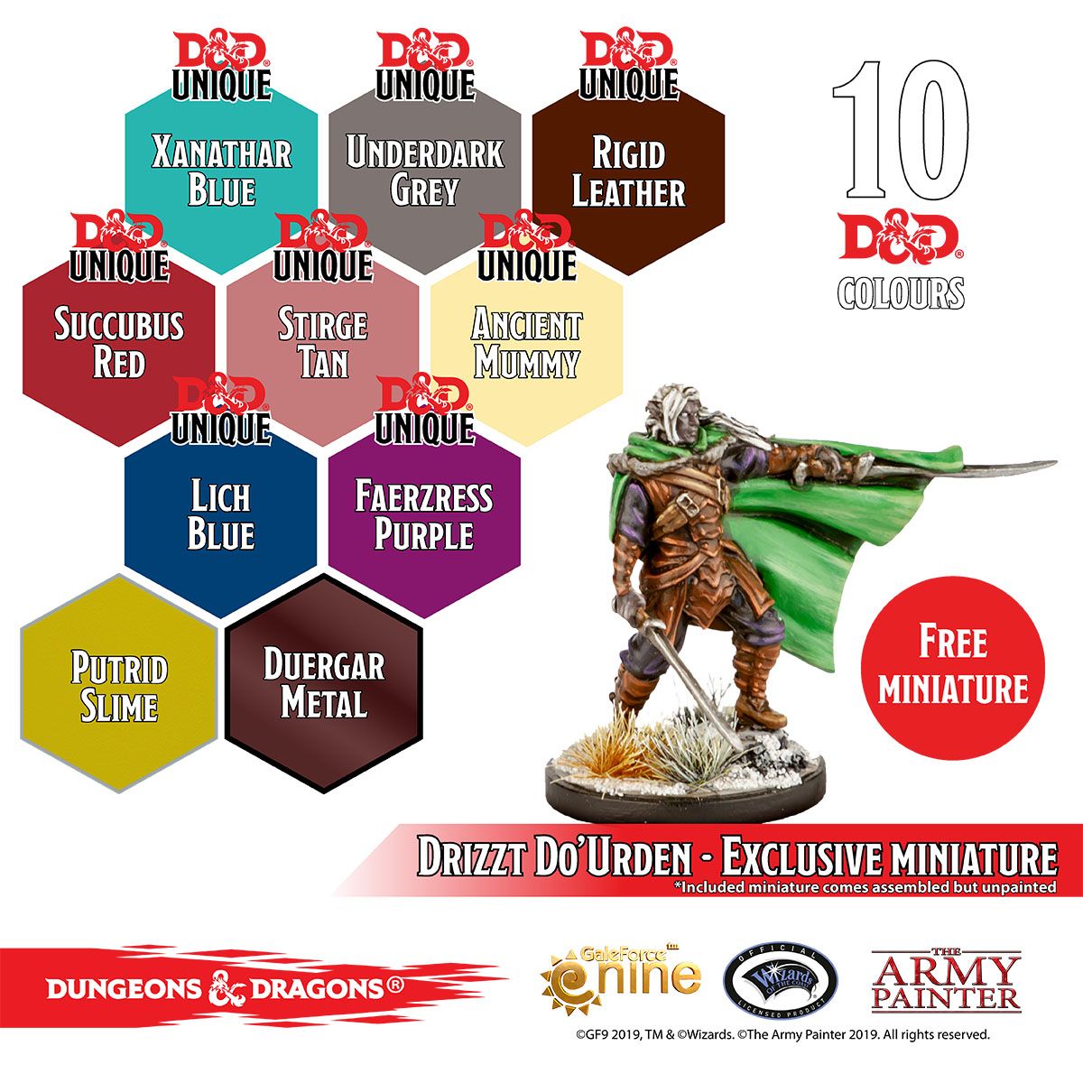 The Army Painter - D&D - Nolzur's Marvelous Pigments - Underdark Paint Set & Miniature