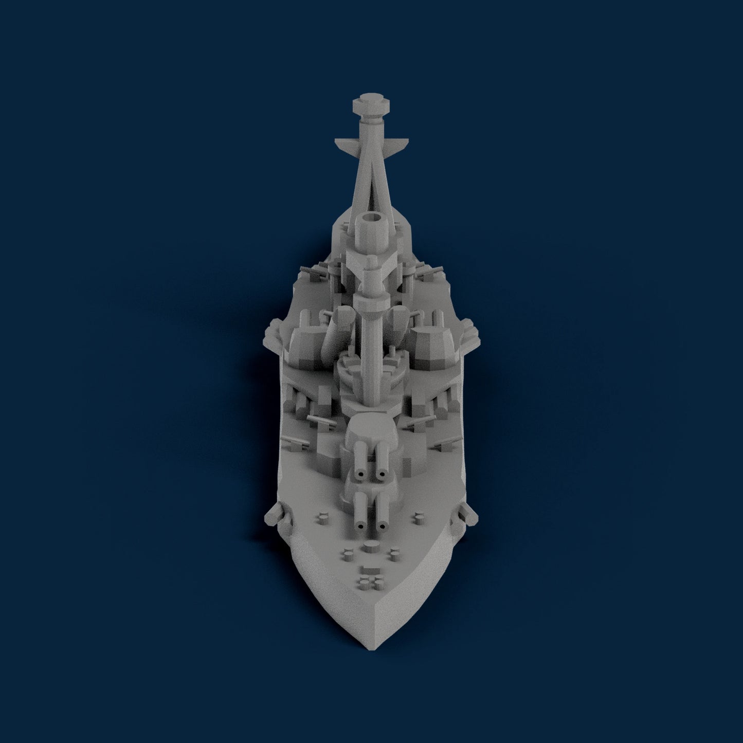 Battleship Coubert 1913 Miniature