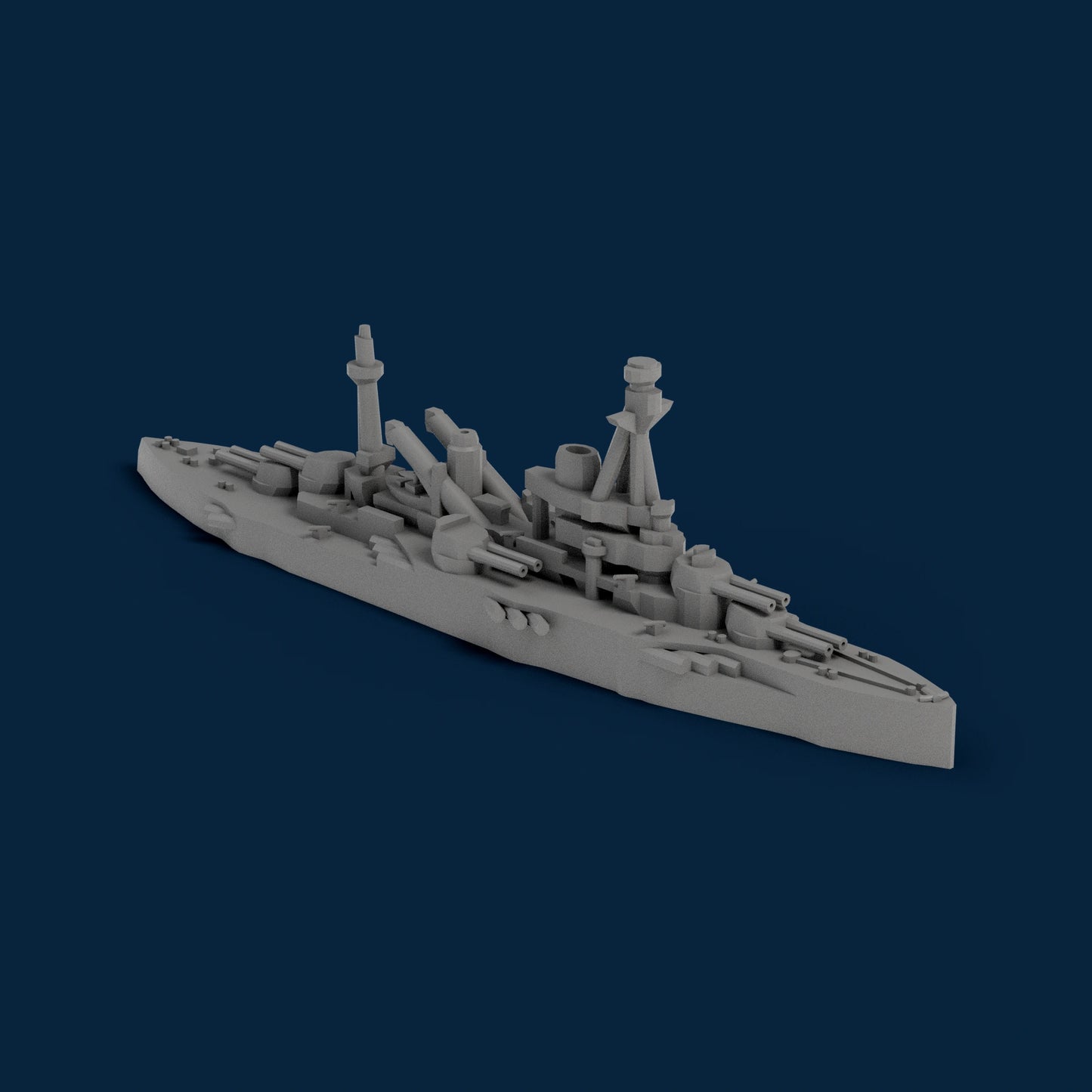 Battleship Coubert 1913 Miniature
