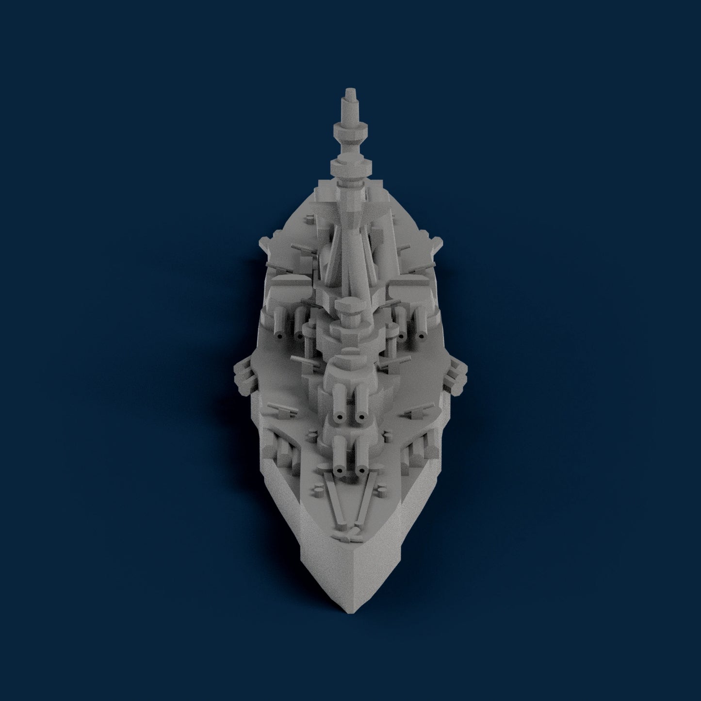 Battleship Coubert 1913 Miniature