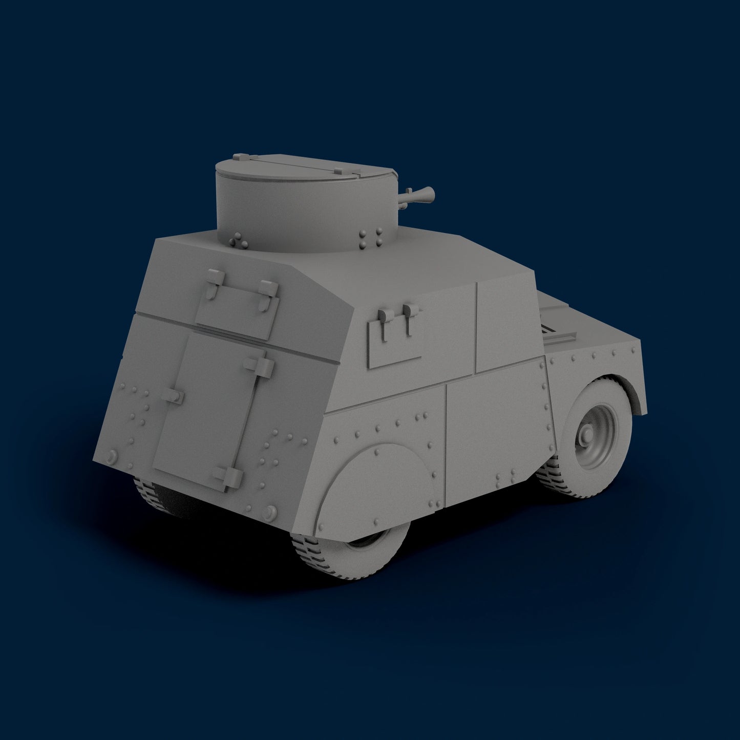 Beaverette Mk. III British Armoured Car Miniature
