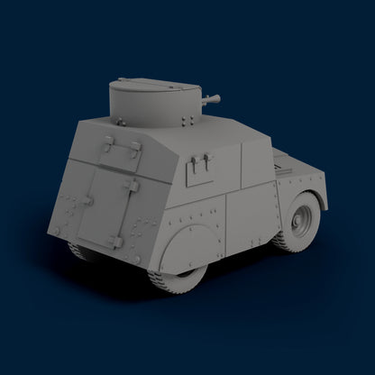 Beaverette Mk. III British Armoured Car Miniature