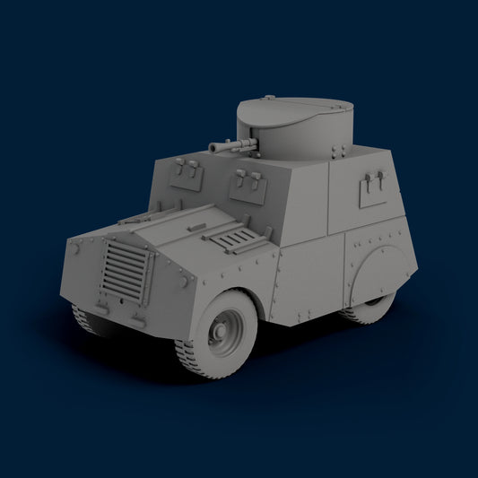 Beaverette Mk. III British Armoured Car Miniature