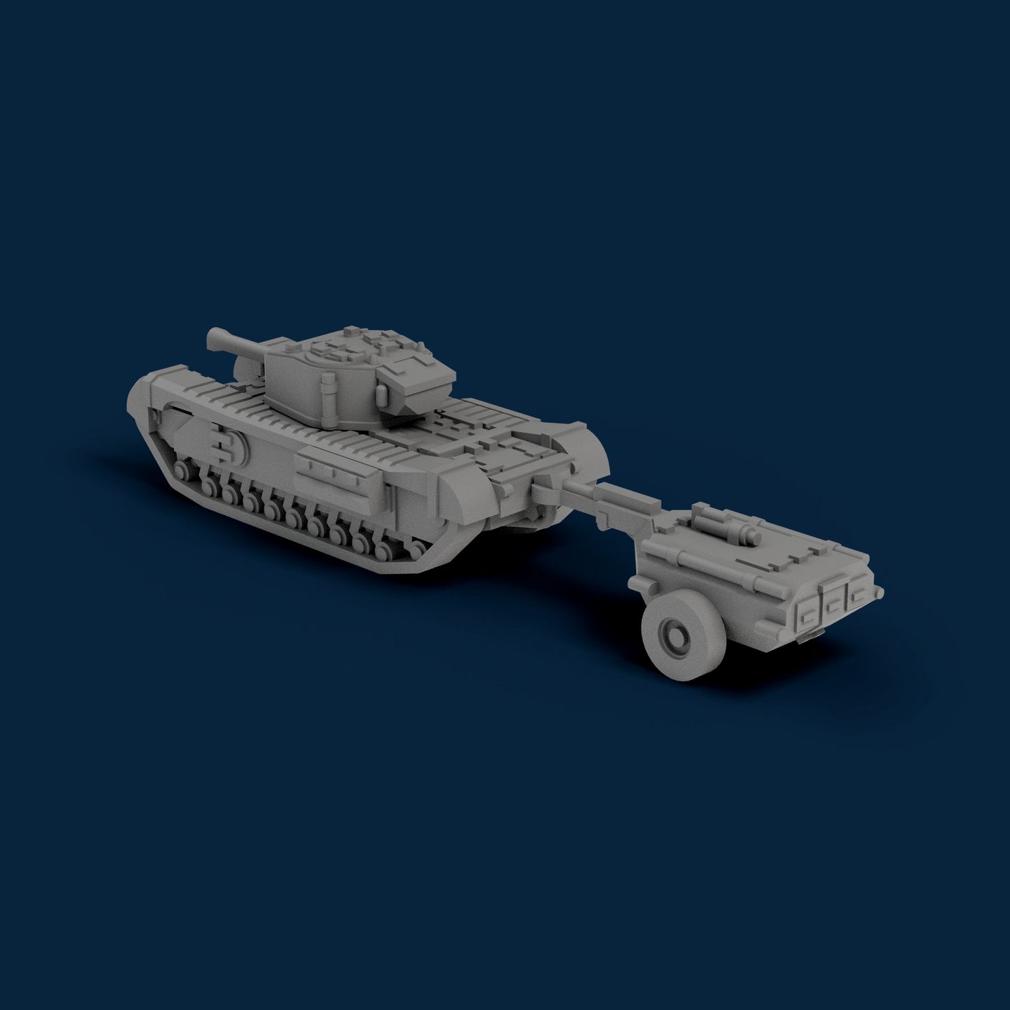 Churchill VII Crocodile Miniature