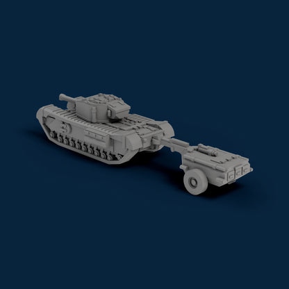 Churchill VII Crocodile Miniature