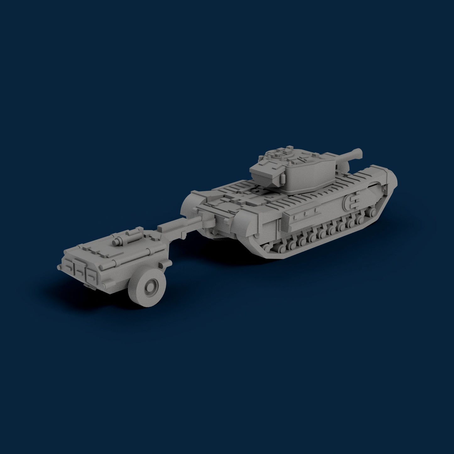 Churchill VII Crocodile Miniature