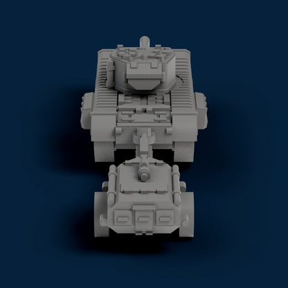 Churchill VII Crocodile Miniature
