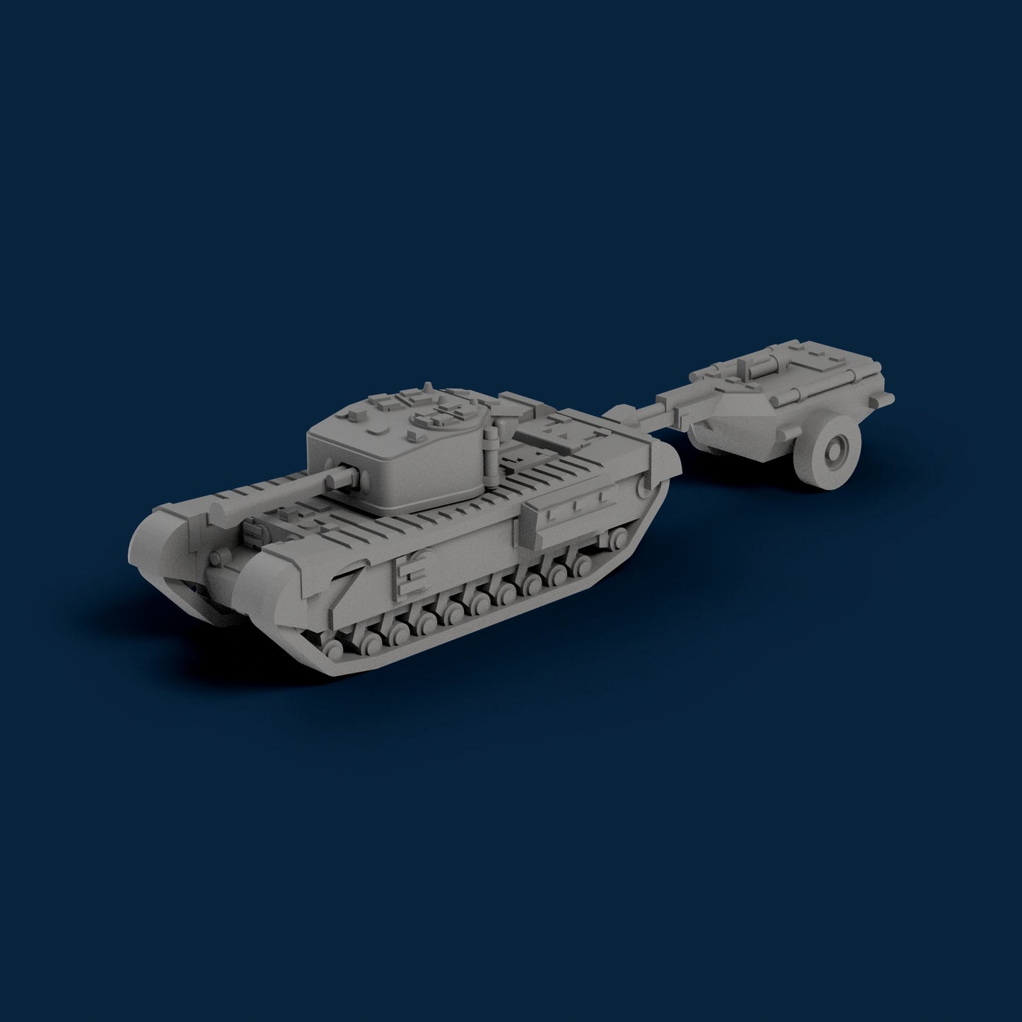 Churchill VII Crocodile Miniature