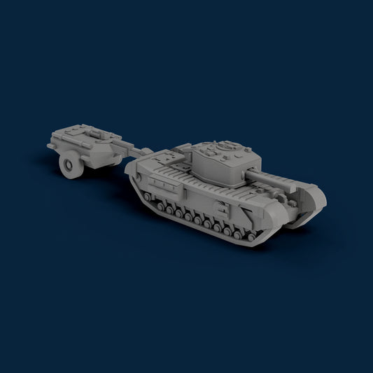 Churchill VII Crocodile Miniature