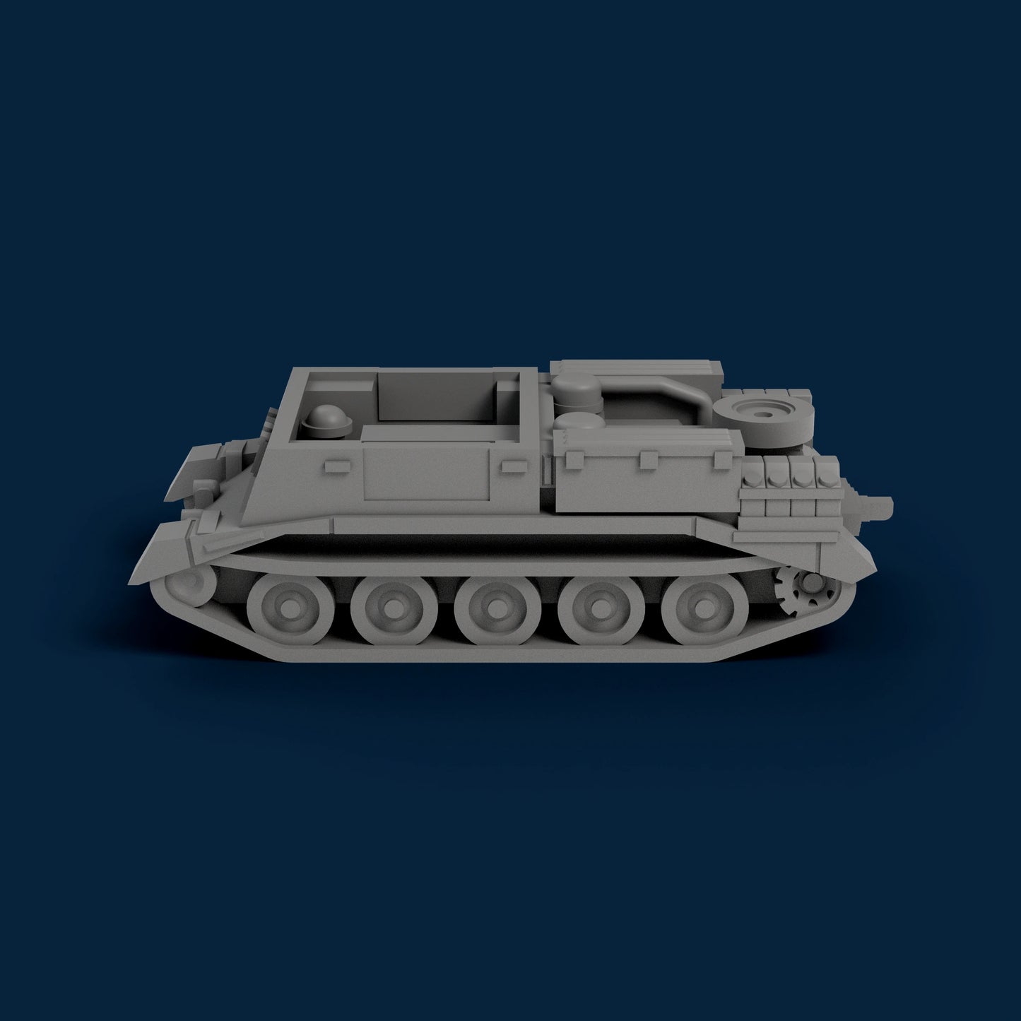Crusader Gun Tractor Miniature