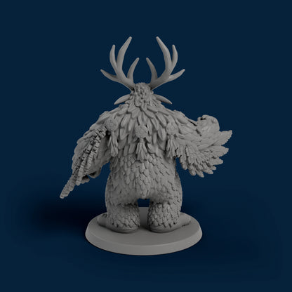 Dancing Lunar Owlbear Miniature