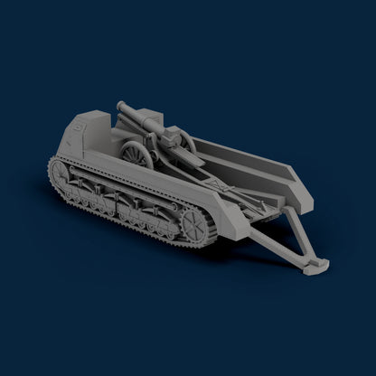 Delaunay-Belleville Tracked Gun Carrier 1918 Miniature