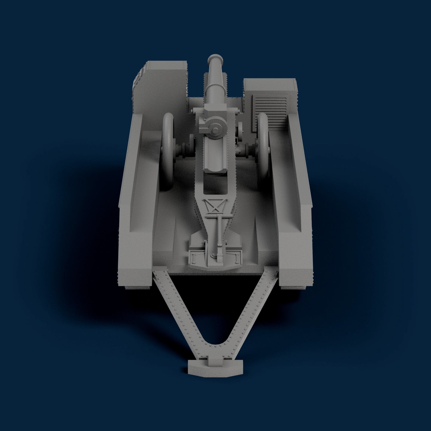 Delaunay-Belleville Tracked Gun Carrier 1918 Miniature