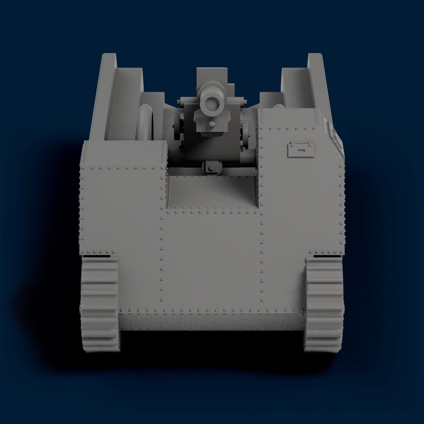 Delaunay-Belleville Tracked Gun Carrier 1918 Miniature