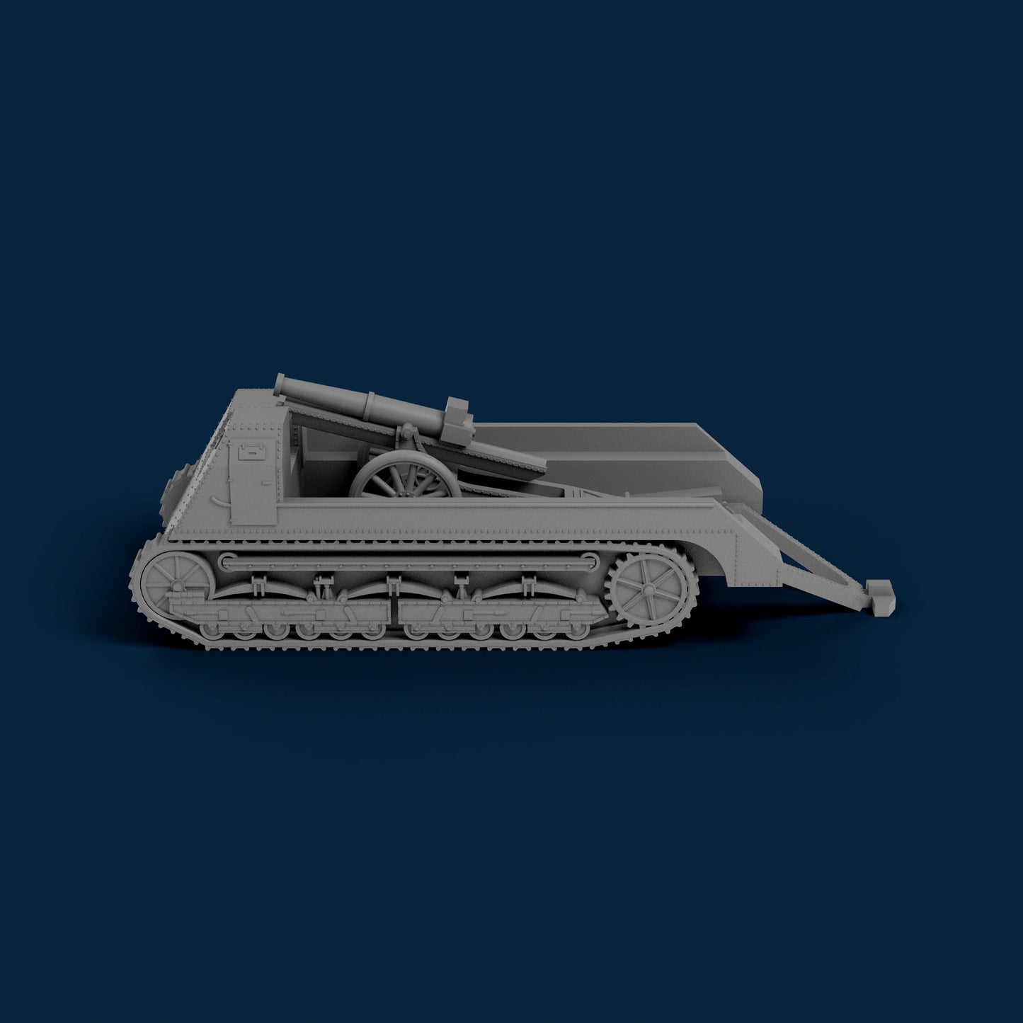 Delaunay-Belleville Tracked Gun Carrier 1918 Miniature
