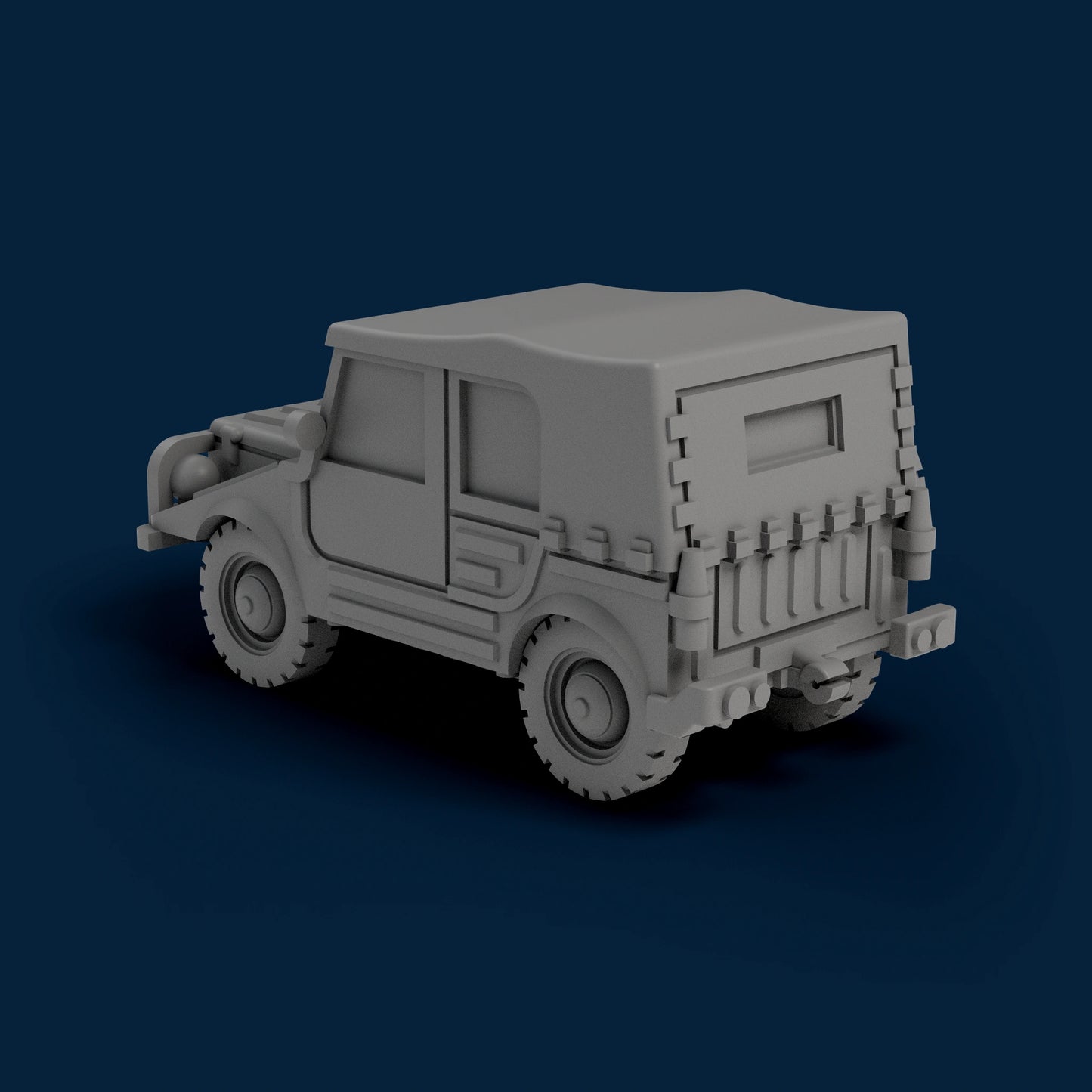 DKW Munga 6×6 Field Car Miniature